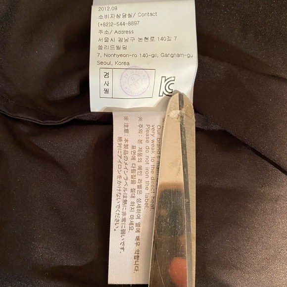 WOOYOUNGMI Men’s Black Button Down Shirt Size 50 or M - Picture 8 of 8